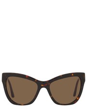 Okulary okulary przeciwsłoneczne damskie kolor brązowy - Answear.com Versace