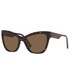 Okulary Versace okulary przeciwsłoneczne damskie kolor brązowy