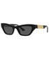 Okulary Versace okulary przeciwsłoneczne damskie kolor czarny
