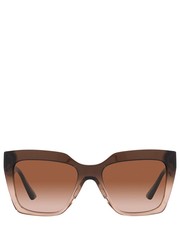 Okulary okulary przeciwsłoneczne damskie kolor brązowy - Answear.com Versace
