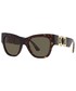 Okulary Versace okulary przeciwsłoneczne damskie kolor brązowy