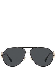Okulary okulary przeciwsłoneczne kolor czarny - Answear.com Versace