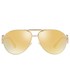 Okulary Versace okulary przeciwsłoneczne kolor żółty