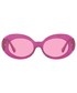 Okulary Versace okulary przeciwsłoneczne damskie kolor różowy