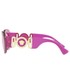 Okulary Versace okulary przeciwsłoneczne damskie kolor różowy