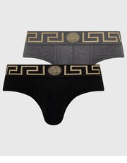 Bielizna męska Slipy (2-pack) męskie kolor czarny - Answear.com Versace