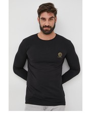 T-shirt - koszulka męska longsleeve (2-pack) męski kolor czarny z nadrukiem - Answear.com Versace