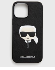 Etui pokrowiec saszetka Etui na telefon kolor czarny - Answear.com Karl Lagerfeld