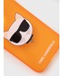 Etui pokrowiec saszetka Karl Lagerfeld Etui na telefon kolor pomarańczowy