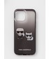 Etui pokrowiec saszetka Karl Lagerfeld etui na telefon iPhone 13 Pro Max 6,7 kolor czarny