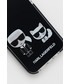Etui pokrowiec saszetka Karl Lagerfeld etui na telefon iPhone 12/12 Pro kolor czarny