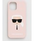 Etui pokrowiec saszetka Karl Lagerfeld etui na telefon iPhone 12/12 Pro 6,1 kolor różowy