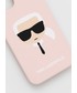 Etui pokrowiec saszetka Karl Lagerfeld etui na telefon iPhone 12/12 Pro 6,1 kolor różowy