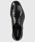 Półbuty męskie Karl Lagerfeld półbuty skórzane URANO IV męskie kolor czarny