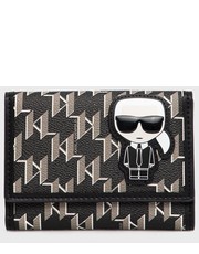 Portfel portfel damski kolor czarny - Answear.com Karl Lagerfeld