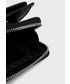 Portfel Karl Lagerfeld portfel skórzany damski kolor czarny