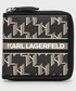 Portfel Karl Lagerfeld portfel damski kolor czarny