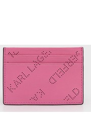 Portfel etui na karty damski kolor różowy - Answear.com Karl Lagerfeld