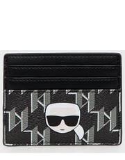 Portfel etui na karty damski kolor czarny - Answear.com Karl Lagerfeld