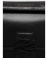 Listonoszka Karl Lagerfeld Torebka skórzana kolor czarny