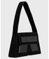 Listonoszka Karl Lagerfeld torebka zamszowa kolor czarny
