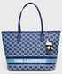 Shopper bag Karl Lagerfeld torebka kolor granatowy