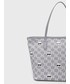 Shopper bag Karl Lagerfeld torebka kolor szary