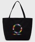 Shopper bag Karl Lagerfeld torebka dwustronna kolor czarny