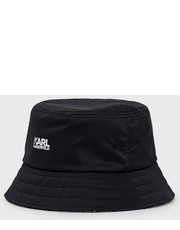 Kapelusz kapelusz dwustronny kolor czarny - Answear.com Karl Lagerfeld