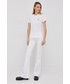 Bluzka Karl Lagerfeld T-shirt bawełniany kolor biały