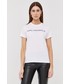 Bluzka Karl Lagerfeld t-shirt bawełniany kolor biały