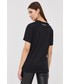 Bluzka Karl Lagerfeld t-shirt bawełniany kolor czarny