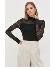 Bluzka bluzka damska kolor czarny gładka - Answear.com Karl Lagerfeld