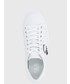 Sneakersy Karl Lagerfeld Buty skórzane kolor biały na płaskiej podeszwie