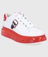 Sneakersy Karl Lagerfeld buty skórzane KAPRI kolor biały