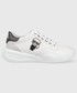 Sneakersy Karl Lagerfeld buty skórzane KAPRI RUN kolor biały