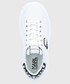 Sneakersy Karl Lagerfeld Buty skórzane ANAKAPRI kolor biały na platformie