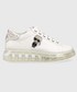 Sneakersy Karl Lagerfeld sneakersy skórzane KAPRI KUSHION kolor biały