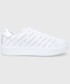Sneakersy męskie Karl Lagerfeld buty skórzane MAXI KUP kolor biały