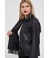 Kurtka Karl Lagerfeld kurtka damska kolor czarny przejściowa