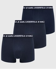 Bielizna męska bokserki (3-pack) męskie kolor granatowy - Answear.com Karl Lagerfeld