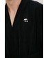 Bielizna męska Karl Lagerfeld szlafrok kolor czarny