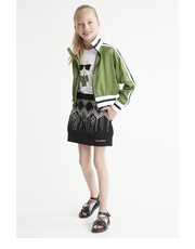 Spódnica spódnica dziecięca kolor czarny mini prosta - Answear.com Karl Lagerfeld