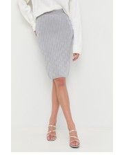 Spódnica spódnica kolor srebrny mini ołówkowa - Answear.com Karl Lagerfeld