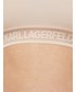 Bielizna damska Karl Lagerfeld biustonosz kolor beżowy gładki
