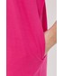 Sukienka Karl Lagerfeld sukienka bawełniana kolor różowy mini prosta