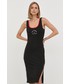 Sukienka Karl Lagerfeld sukienka kolor czarny mini dopasowana