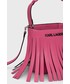 Torebka Karl Lagerfeld torebka kolor różowy