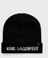 Czapka Karl Lagerfeld - Czapka z domieszką kaszmiru