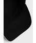 Czapka Karl Lagerfeld czapka kolor czarny z nadrukiem